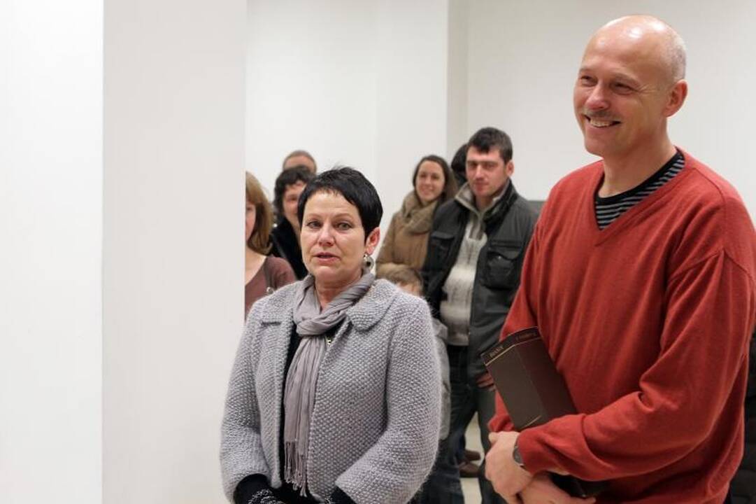 Žymus juvelyras S.Virpilaitis su paroda užsuko į Klaipėdą