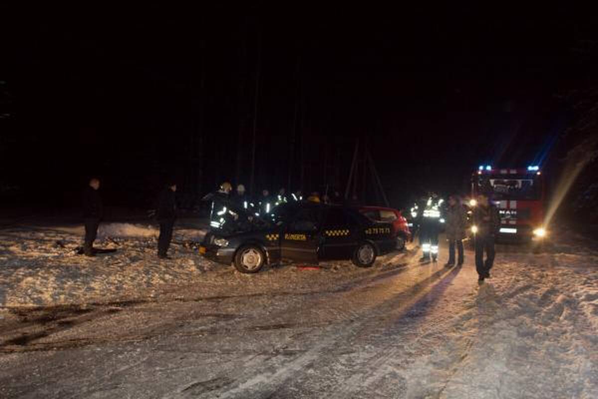 Per avariją Vilniuje žuvo taksi keleivis