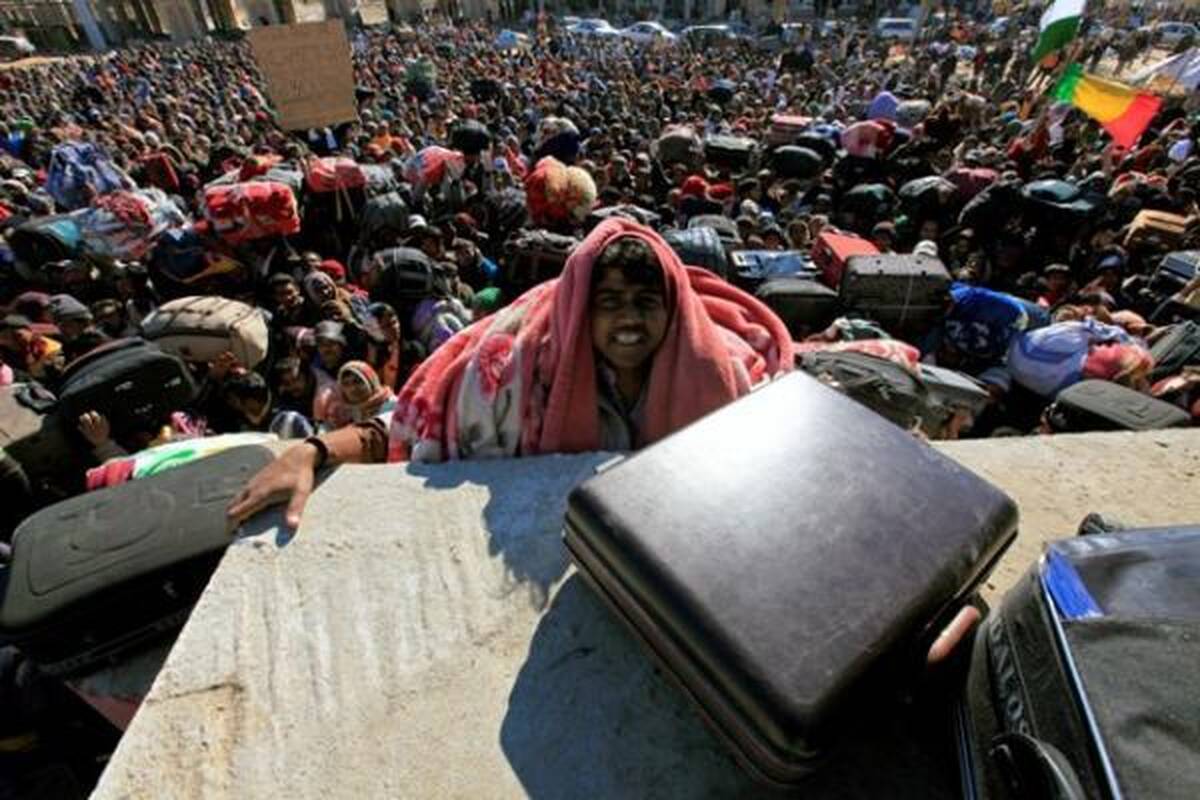 Libiją mėgina palikti 1,5 mln. žmonių