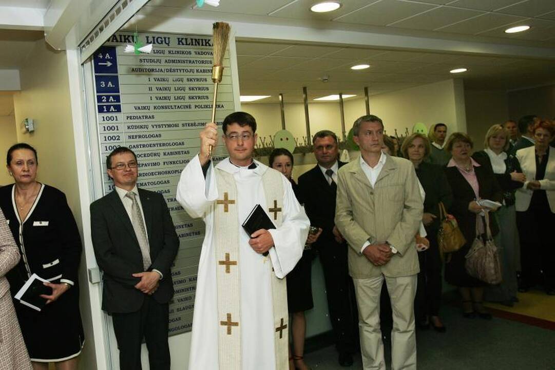 Vaikų ligų klinika įsikūrė naujame pastate