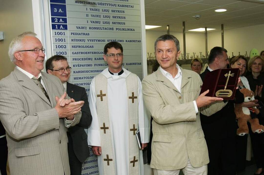Vaikų ligų klinika įsikūrė naujame pastate