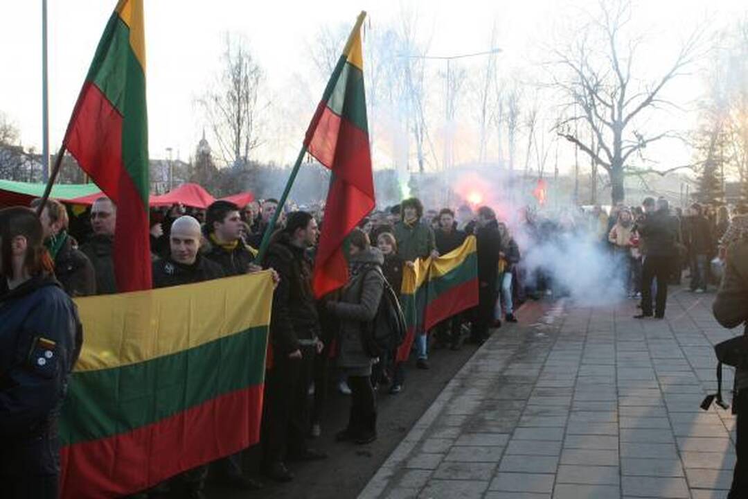 Patriotiško jaunimo eitynės patriotizmu neapsiribojo (papildyta)
