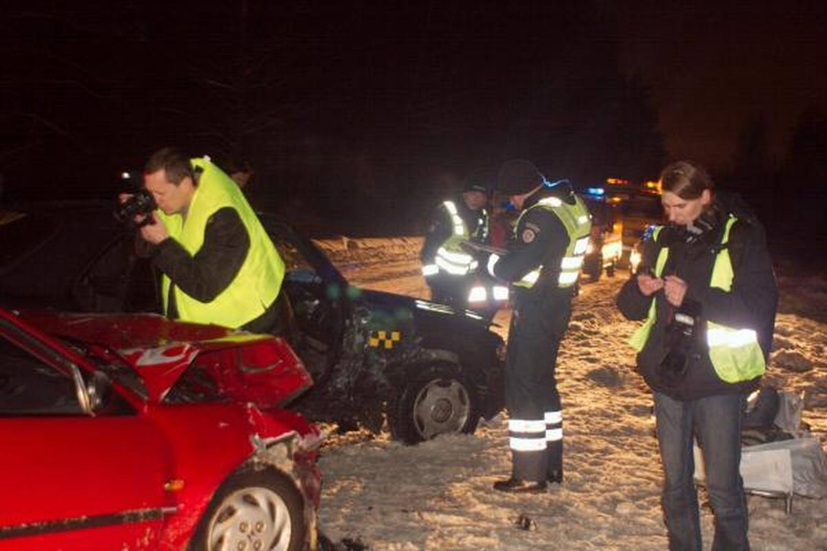 Per avariją Vilniuje žuvo taksi keleivis