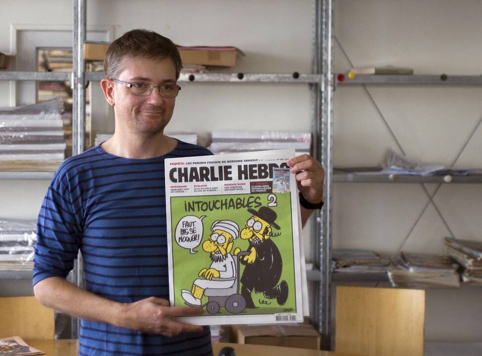 Prancūzų žurnalas išspausdino nuogo pranašo karikatūras