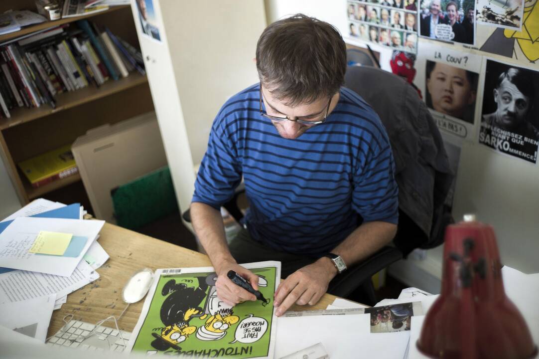Prancūzų žurnalas išspausdino nuogo pranašo karikatūras