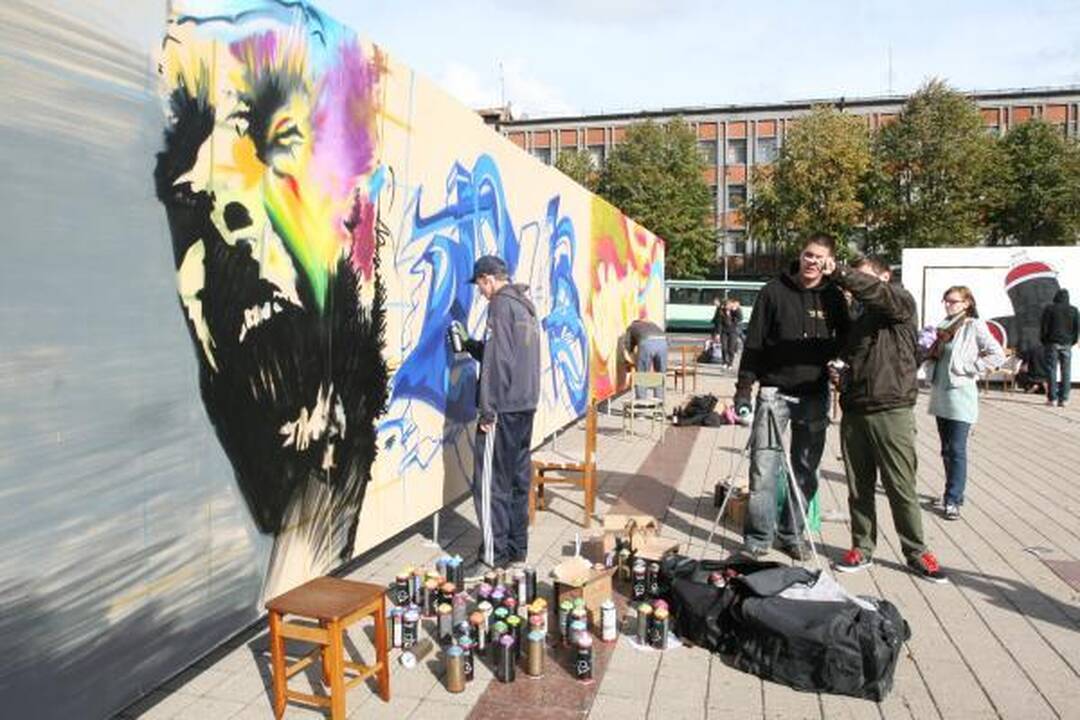 Klaipėdos centre – grafitininkų čempionatas