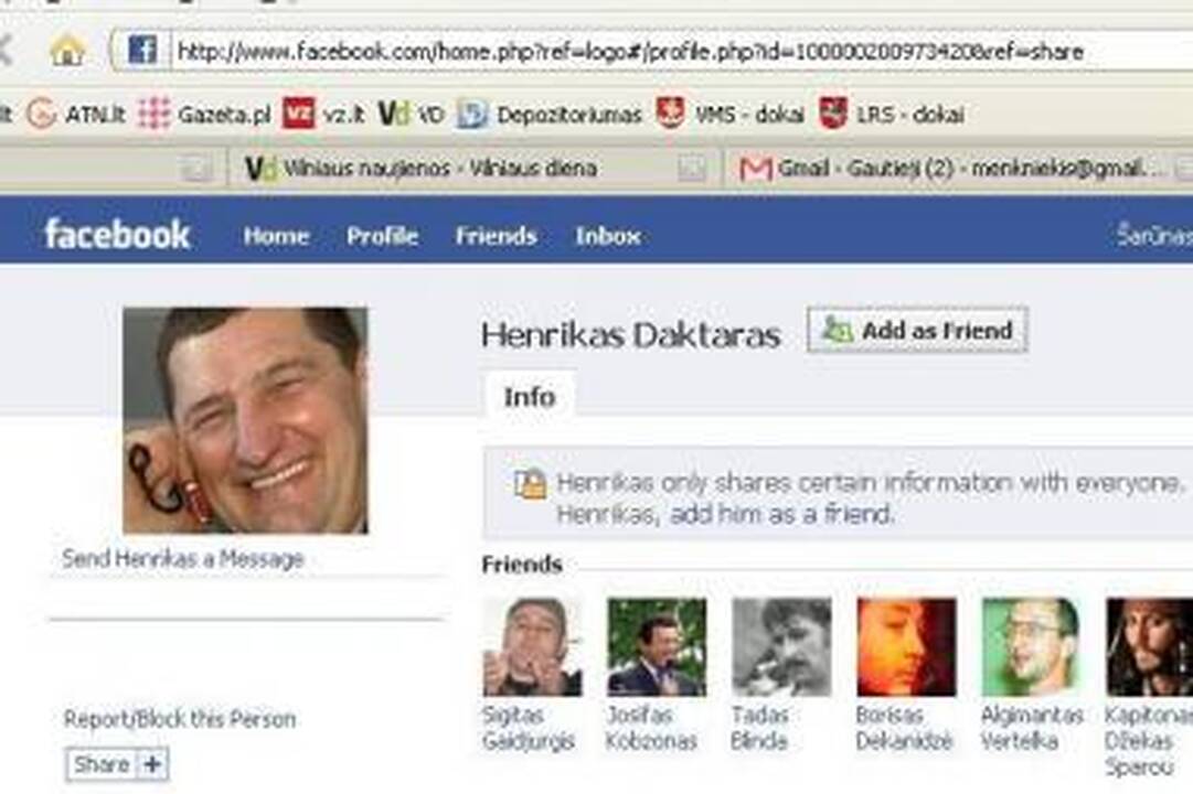 Tapkite H.Daktaro draugais!