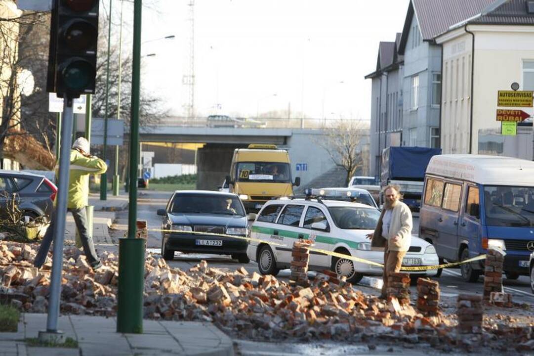 Stiprus vėjas naktį nusiaubė pajūrį (atnaujinta 15:58 val.)