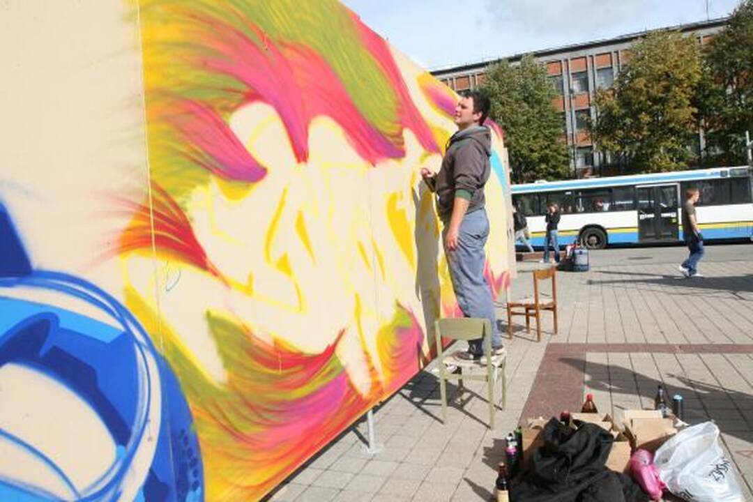 Klaipėdos centre – grafitininkų čempionatas