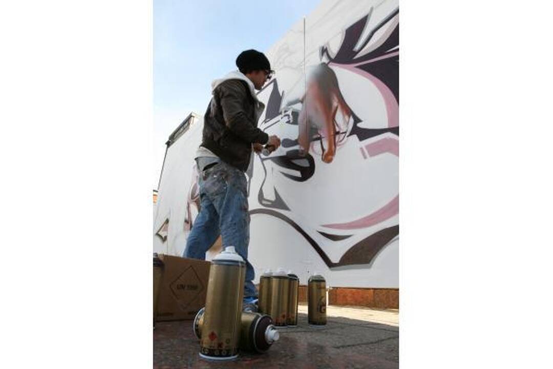 Klaipėdos centre – grafitininkų čempionatas