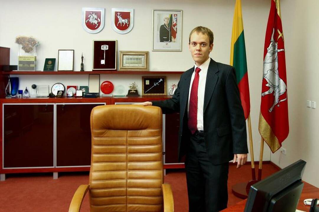 Studentas A.Kupčinską išvertė iš mero posto