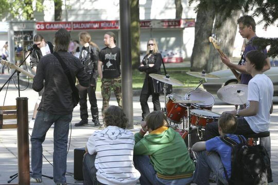 Gatvės muzikantai Kaune sukūrė šventę