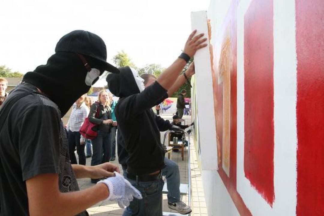 Klaipėdos centre – grafitininkų čempionatas