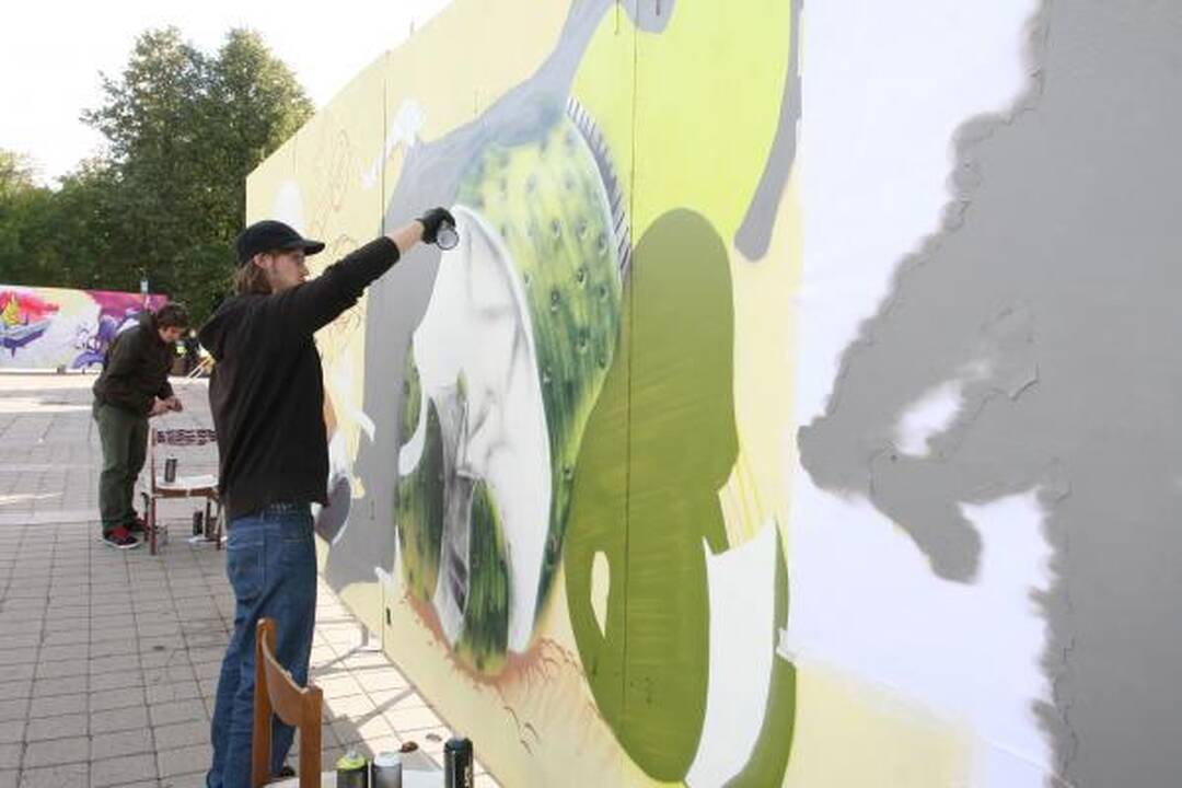 Klaipėdos centre – grafitininkų čempionatas