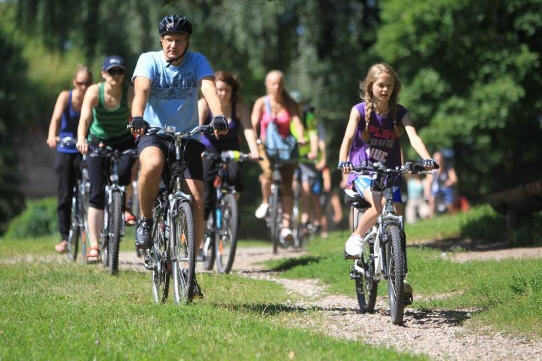 Dviračių entuziastai     tyrinėjo Vilnių