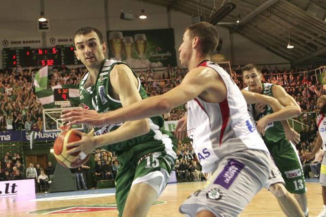 LKL dvikova: „Žalgiris“ sutriuškino „Lietuvos rytą“ 85:60 