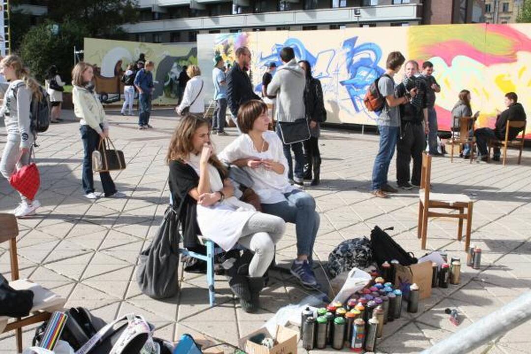 Klaipėdos centre – grafitininkų čempionatas