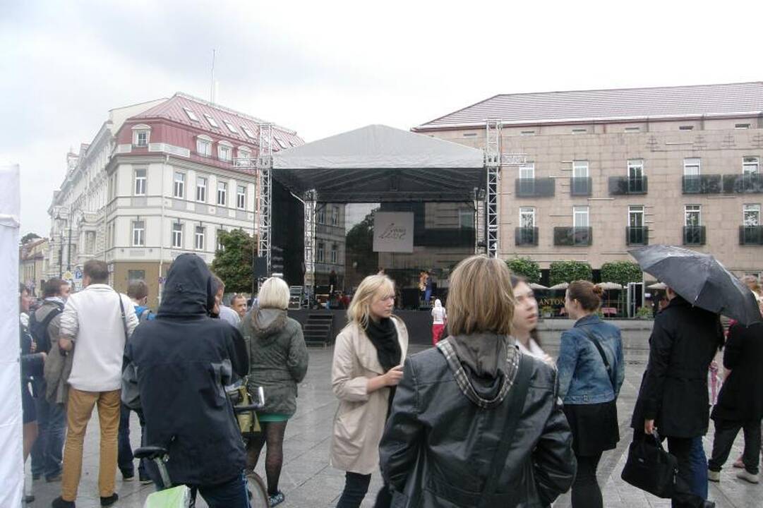 Vilniaus centre – koncertai po atviru dangumi
