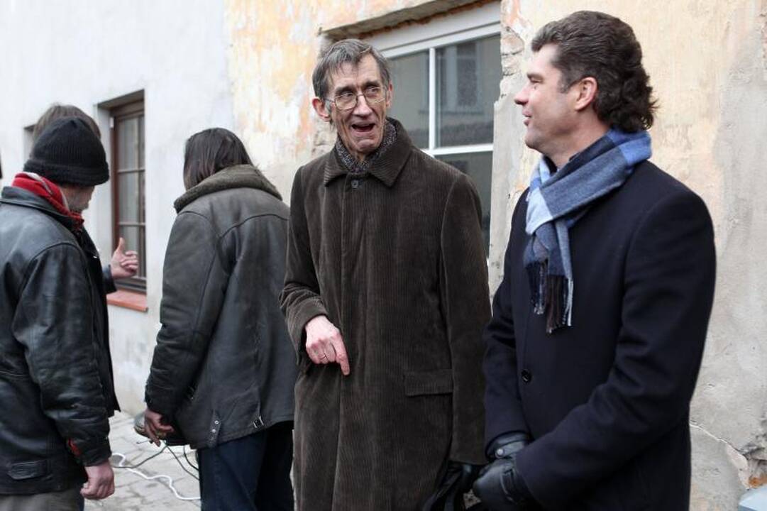 Atidengta Užupio respublikos konstitucija žemaičių tarme