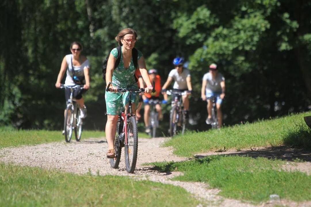 Dviračių entuziastai     tyrinėjo Vilnių