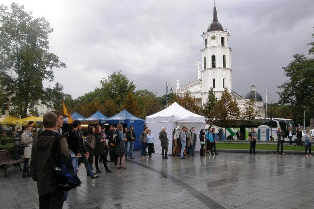 Vilniaus centre – koncertai po atviru dangumi