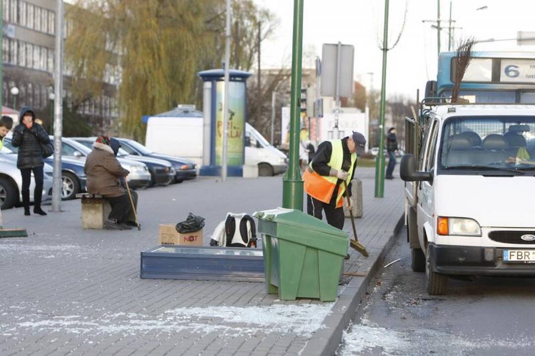Stiprus vėjas naktį nusiaubė pajūrį (atnaujinta 15:58 val.)