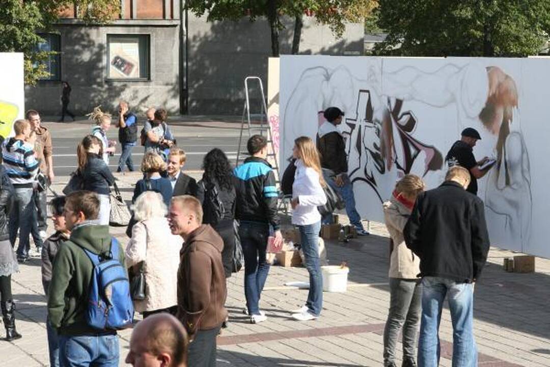 Klaipėdos centre – grafitininkų čempionatas