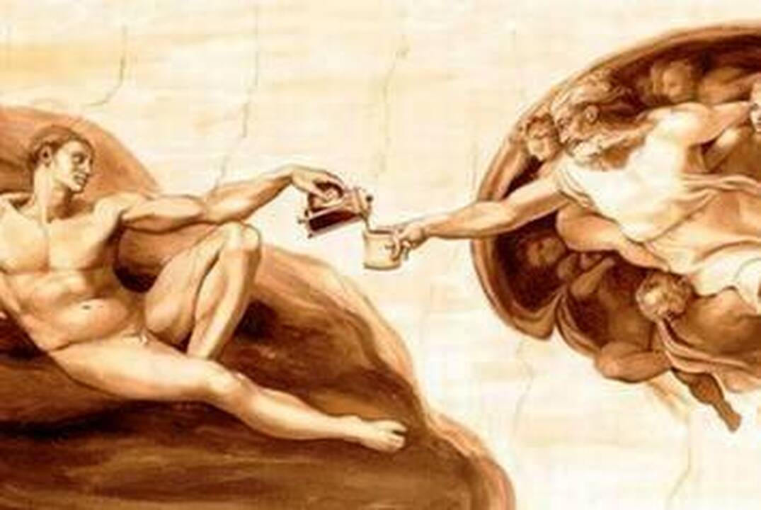 "Espresionizmas": kava piešiami paveikslai