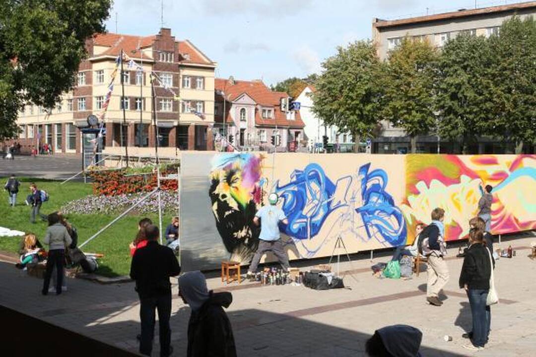 Klaipėdos centre – grafitininkų čempionatas