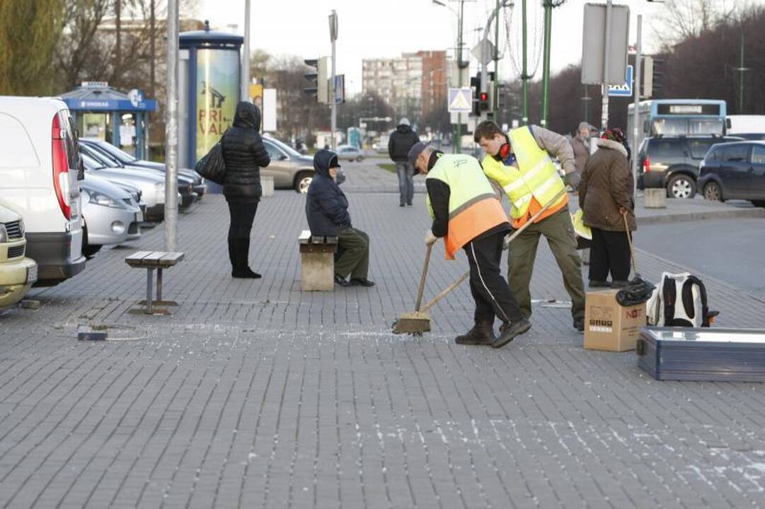 Stiprus vėjas naktį nusiaubė pajūrį (atnaujinta 15:58 val.)