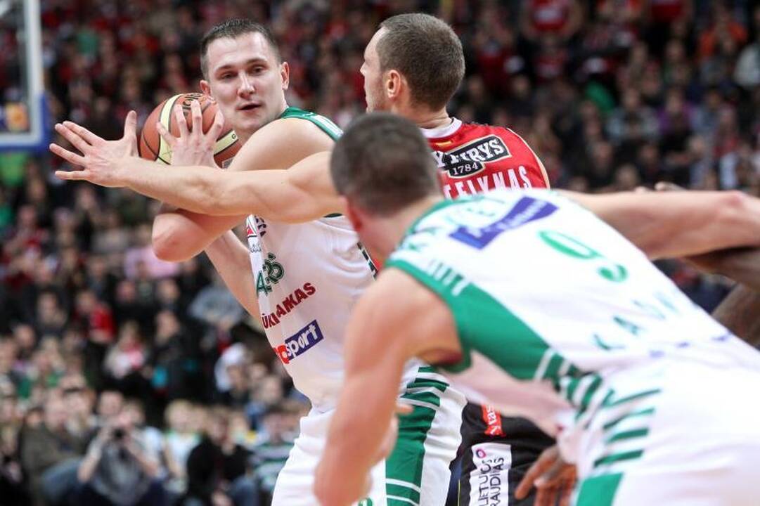 „Žalgiris“ nuginklavo „Lietuvos rytą“ (trenerių, žaidėjų komentarai)