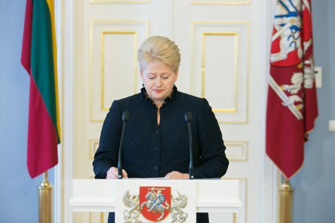 Prezidentė tvirtina nepilną Vyriausybę, atsakomybė – A. Butkevičiui