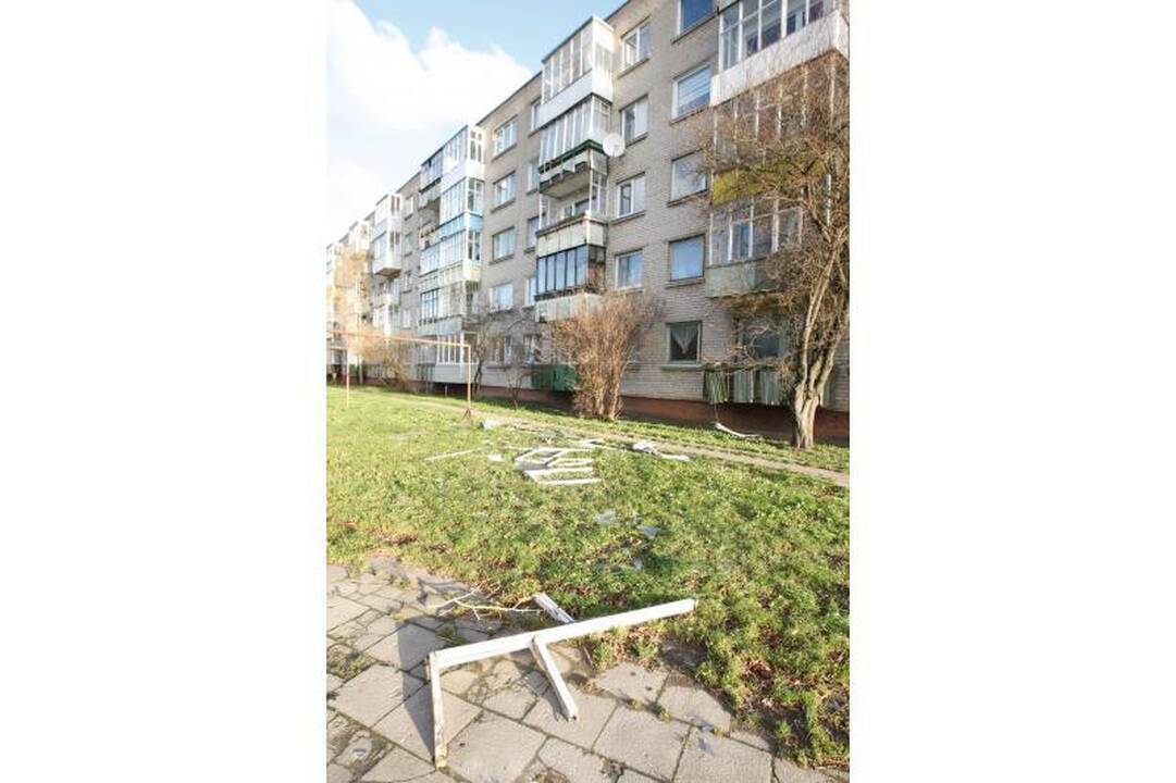 Stiprus vėjas naktį nusiaubė pajūrį (atnaujinta 15:58 val.)