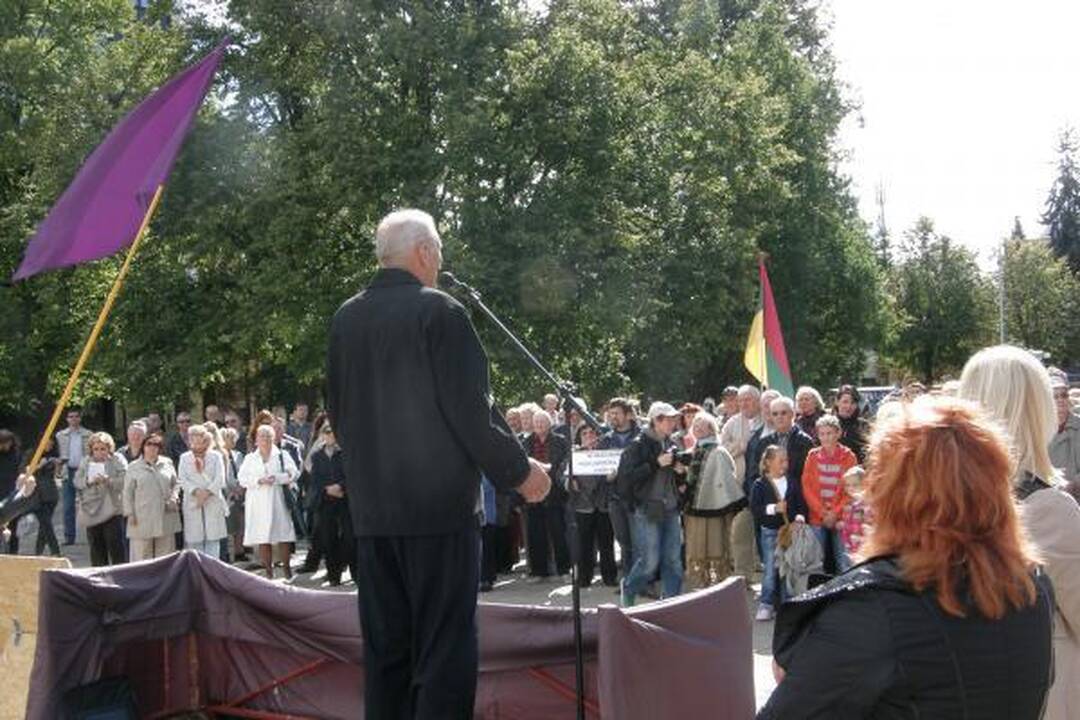 D.Kedžio gimtadienio dieną surengtas mitingas Kaune (papildyta) 