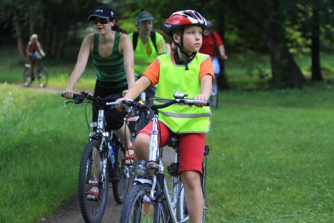 Dviračių entuziastai     tyrinėjo Vilnių