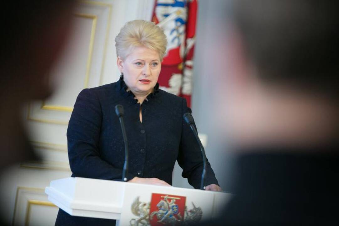 Prezidentė tvirtina nepilną Vyriausybę, atsakomybė – A. Butkevičiui