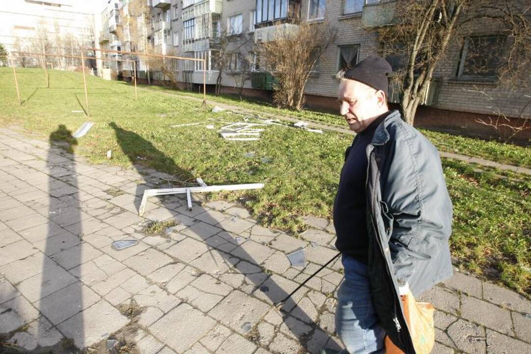 Stiprus vėjas naktį nusiaubė pajūrį (atnaujinta 15:58 val.)