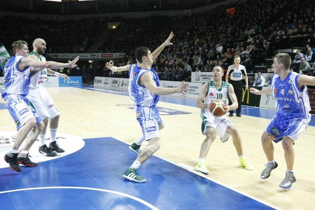 „Žalgiris“ uostamiestyje patiesė „Neptūną“