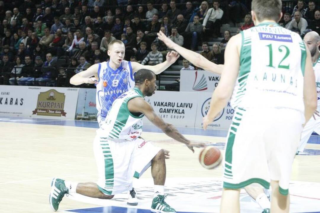 „Žalgiris“ uostamiestyje patiesė „Neptūną“