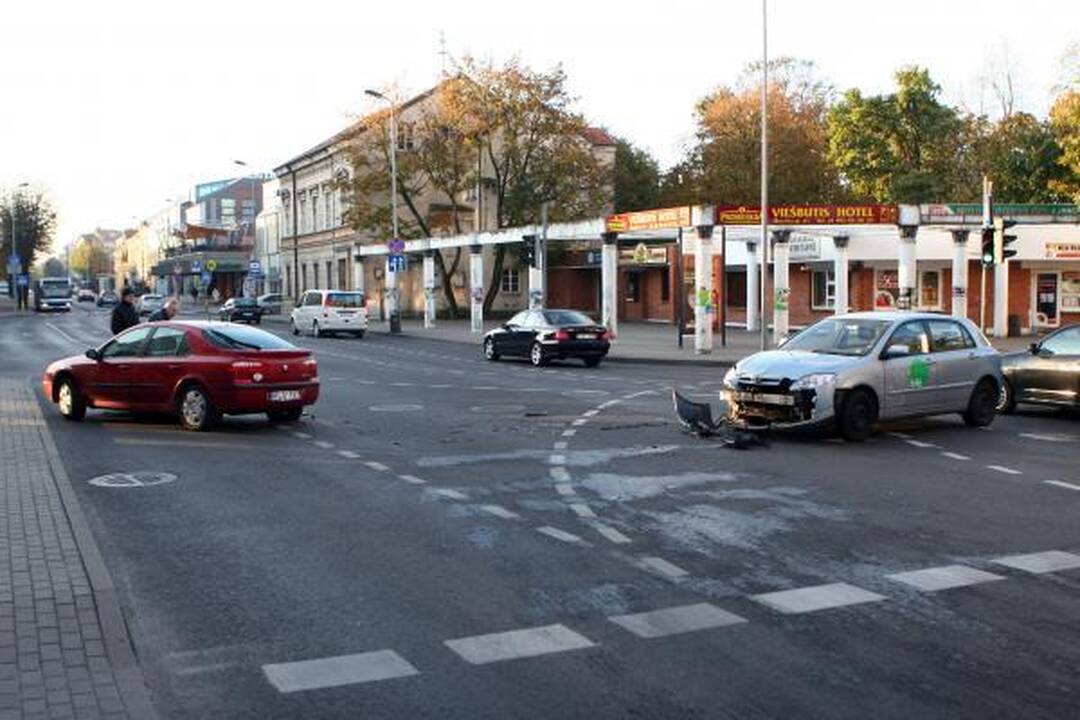 Rytas Klaipėdoje: dvi avarijos ir viena nukentėjusioji