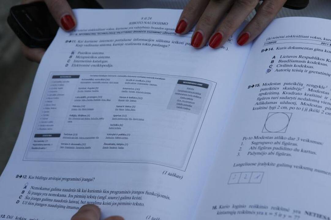 Informacinių technologijų egzamine Klaipėdoje nepasirodė 13 abiturientų  