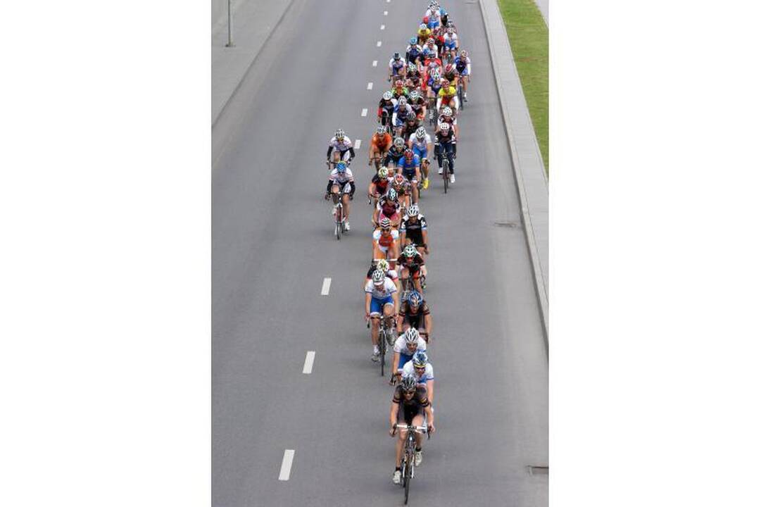 Dviratininkai susirungė Kauno maratono trasoje (papildyta)