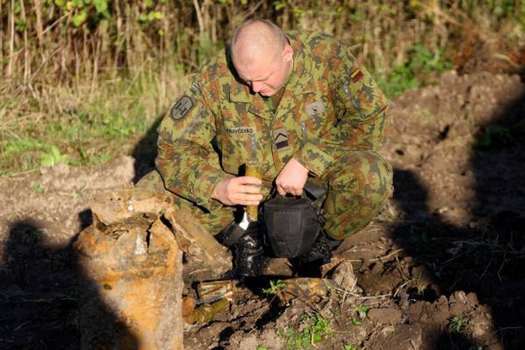 Kauniečio sode - sprogmenų ir šovinių arsenalas