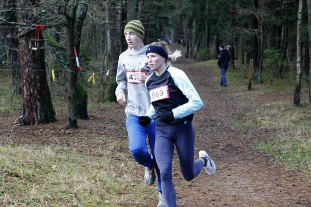 Stiprus vėjas bėgikų nebaugino
