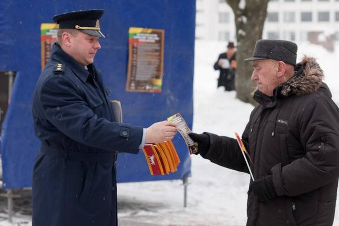 Kauniečiai pasipuošė tūkstančiais trispalvių (papildyta)