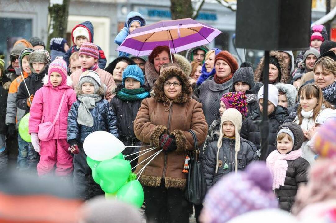 Velykų šventėje mažiesiems sveikino ir su Kalėdomis