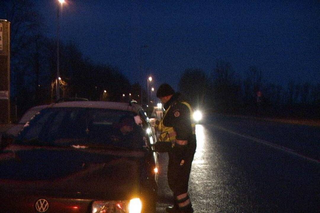 Tarptautinėje perkėloje – policijos reidas  