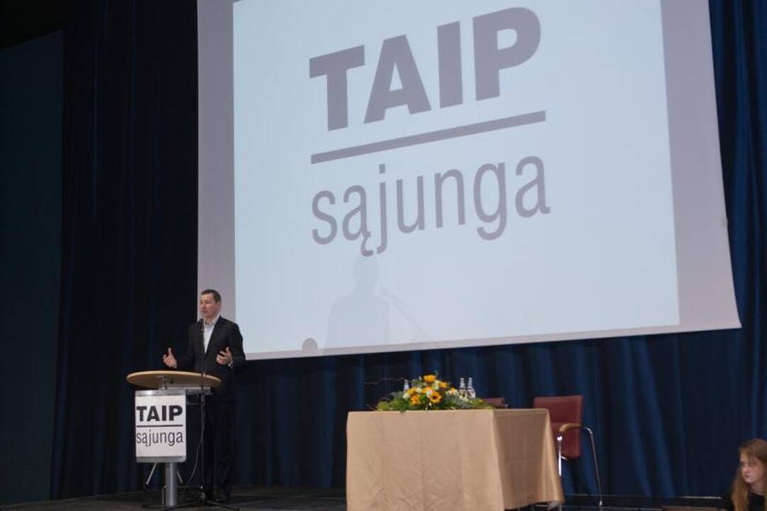 Sąjungos TAIP pirmininku vienbalsiai išrinktas A.Zuokas (papildyta)