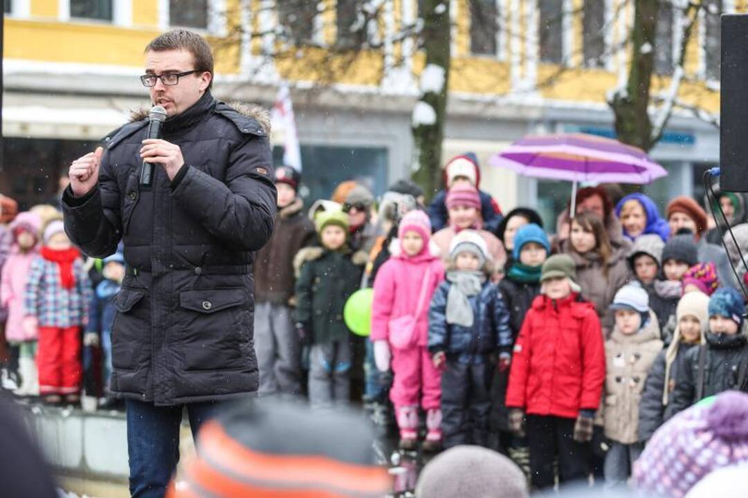 Velykų šventėje mažiesiems sveikino ir su Kalėdomis