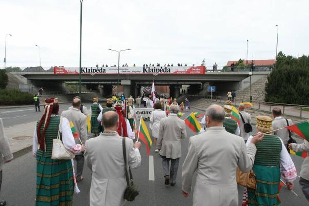 Klaipėdoje šurmuliavo dainų šventė